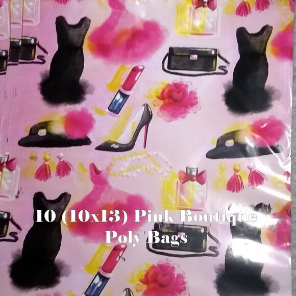 Femme Girlie Shipping Supplies! 30 Poly Mailers + 30 TY Cards + 60TY Stickers - Picture 3 of 14